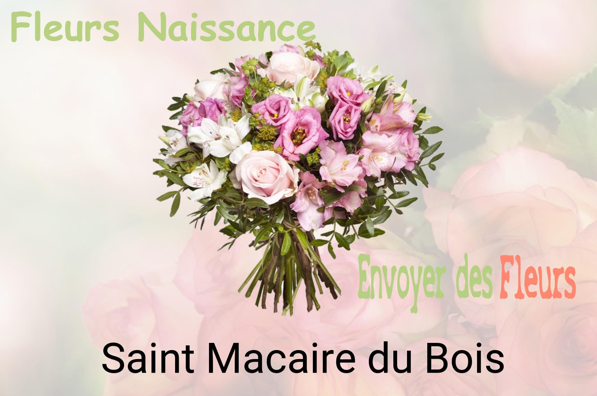 Bouquet de fleurs de naissance livré à Saint-Macaire-du-Bois